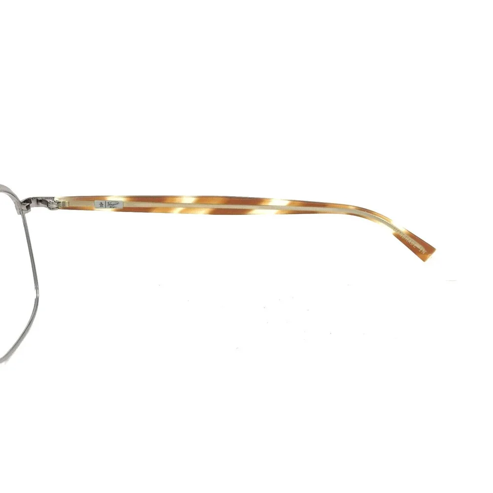 Penguin Eyeglasses Frames THE FERGUSON GM Gunmetal Blue Brown Square 50-20-140